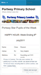 Mobile Screenshot of portwayprimary.wordpress.com