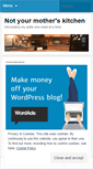 Mobile Screenshot of notyourmotherskitchen.wordpress.com