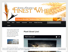 Tablet Screenshot of finestwheat.wordpress.com