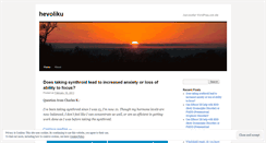 Desktop Screenshot of hevoliku.wordpress.com