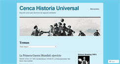 Desktop Screenshot of cencahistoriauniversal.wordpress.com