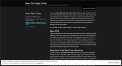 Desktop Screenshot of newyorknightclubs.wordpress.com