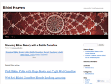Tablet Screenshot of bikiniheaven.wordpress.com