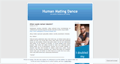 Desktop Screenshot of matingdance.wordpress.com