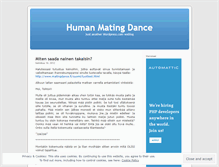 Tablet Screenshot of matingdance.wordpress.com