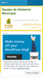 Mobile Screenshot of pimcandidatura2011.wordpress.com