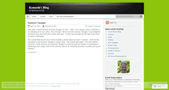 Desktop Screenshot of kennethwbitz.wordpress.com