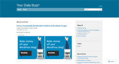 Desktop Screenshot of buzzometer.wordpress.com