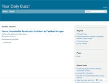 Tablet Screenshot of buzzometer.wordpress.com