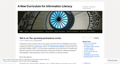 Desktop Screenshot of newcurriculum.wordpress.com