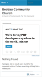 Mobile Screenshot of beddaucc.wordpress.com