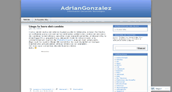 Desktop Screenshot of algonzalez.wordpress.com