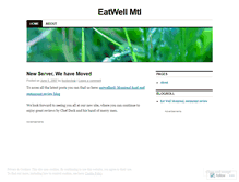 Tablet Screenshot of eatwellmtl.wordpress.com