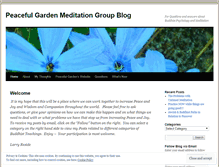 Tablet Screenshot of peacefulgardenmeditationgroup.wordpress.com