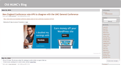 Desktop Screenshot of mumcblog.wordpress.com