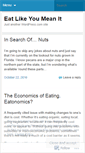 Mobile Screenshot of eatlike.wordpress.com