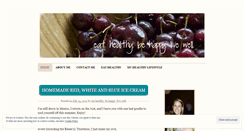 Desktop Screenshot of eathealthybehappylivewell.wordpress.com
