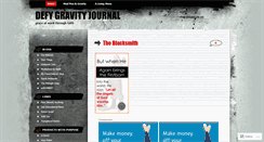Desktop Screenshot of defygravityjournal.wordpress.com
