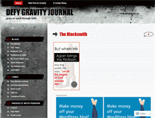 Tablet Screenshot of defygravityjournal.wordpress.com