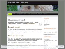 Tablet Screenshot of erizosdetierraanais.wordpress.com
