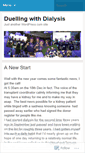 Mobile Screenshot of duellingdialysis.wordpress.com