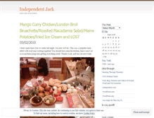 Tablet Screenshot of independentjack.wordpress.com