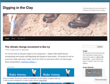Tablet Screenshot of diggingintheclay.wordpress.com