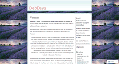 Desktop Screenshot of debdays.wordpress.com