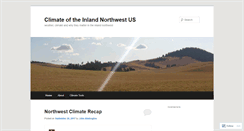 Desktop Screenshot of climateinw.wordpress.com