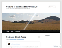 Tablet Screenshot of climateinw.wordpress.com