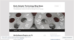 Desktop Screenshot of earlyadopterdemands.wordpress.com