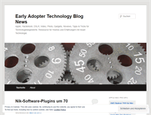 Tablet Screenshot of earlyadopterdemands.wordpress.com