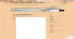 Desktop Screenshot of anneboocat.wordpress.com