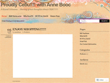Tablet Screenshot of anneboocat.wordpress.com
