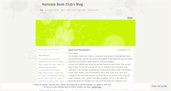 Desktop Screenshot of namastebookclub.wordpress.com