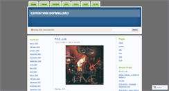 Desktop Screenshot of christiandownload.wordpress.com