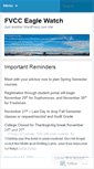 Mobile Screenshot of fvcceaglewatch.wordpress.com