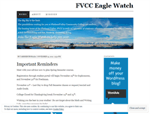 Tablet Screenshot of fvcceaglewatch.wordpress.com