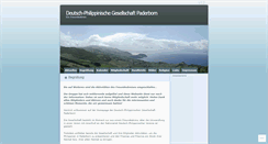 Desktop Screenshot of deutschphilippinischegesellschaftpaderborn.wordpress.com