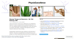 Desktop Screenshot of physioexcellence.wordpress.com