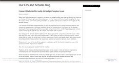 Desktop Screenshot of ourcityandschools.wordpress.com