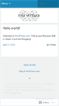 Mobile Screenshot of miaventura.wordpress.com