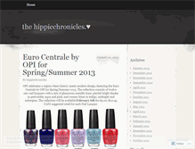 Tablet Screenshot of hippiechronicles.wordpress.com