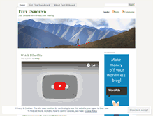 Tablet Screenshot of feetunbound.wordpress.com
