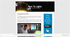 Desktop Screenshot of howtolights.wordpress.com