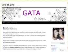 Tablet Screenshot of gatadebota.wordpress.com