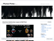 Tablet Screenshot of plumaspretas.wordpress.com