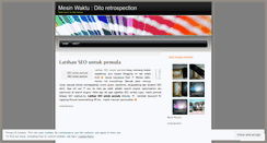 Desktop Screenshot of mesinwaktu.wordpress.com