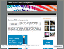 Tablet Screenshot of mesinwaktu.wordpress.com