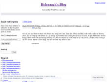 Tablet Screenshot of helenaack.wordpress.com
